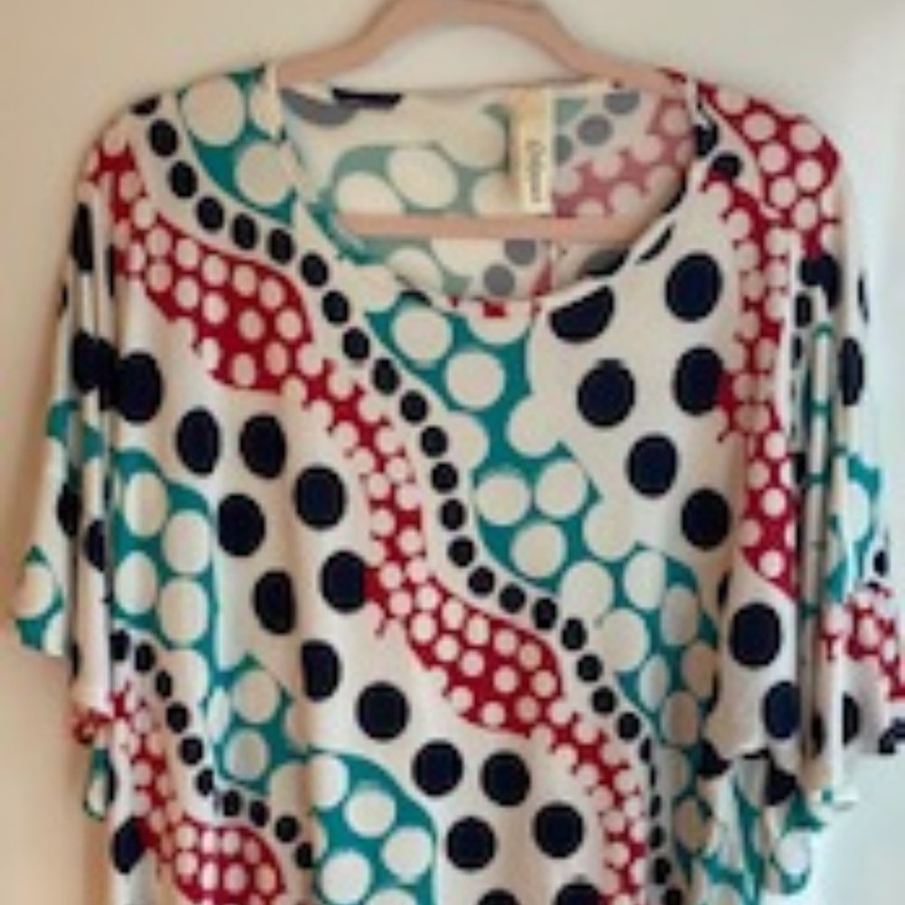 Tunic with ruffle